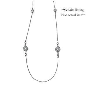 Brighton Illumina Long Necklace Silver